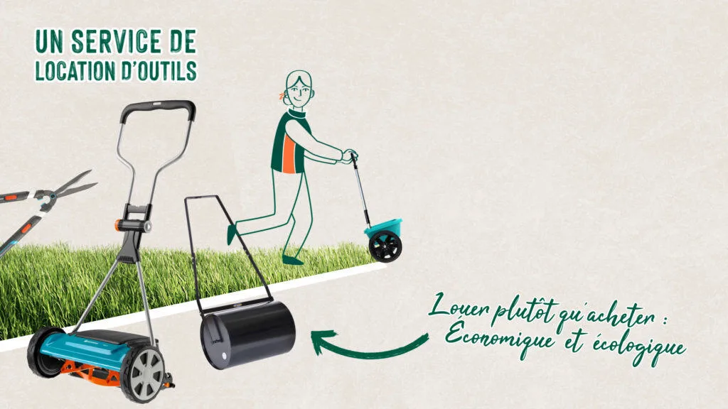 Scène animée expliquant le jardinage sans pesticides, production studio Pioucube