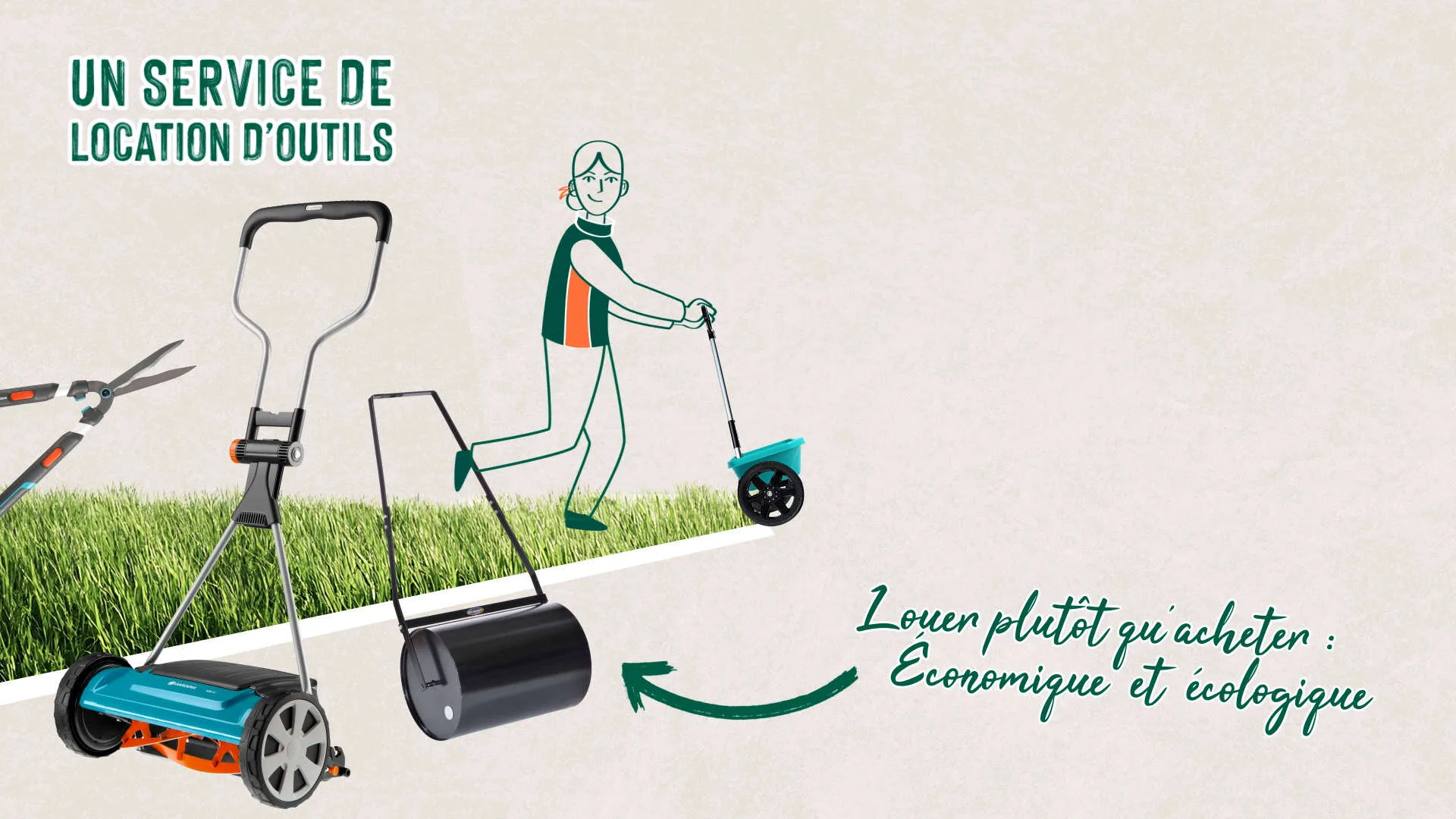 Scène animée expliquant le jardinage sans pesticides, production studio Pioucube